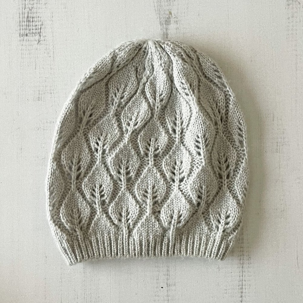 Anthropologie x Renee's NYC Leaf Knit Beanie